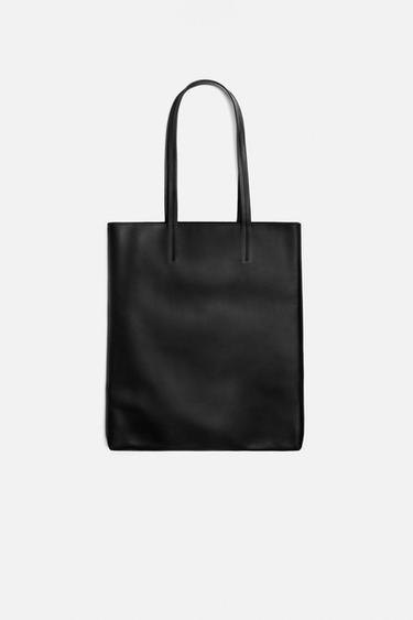 NAPPA LEATHER TOTE BAG - Black by Zara