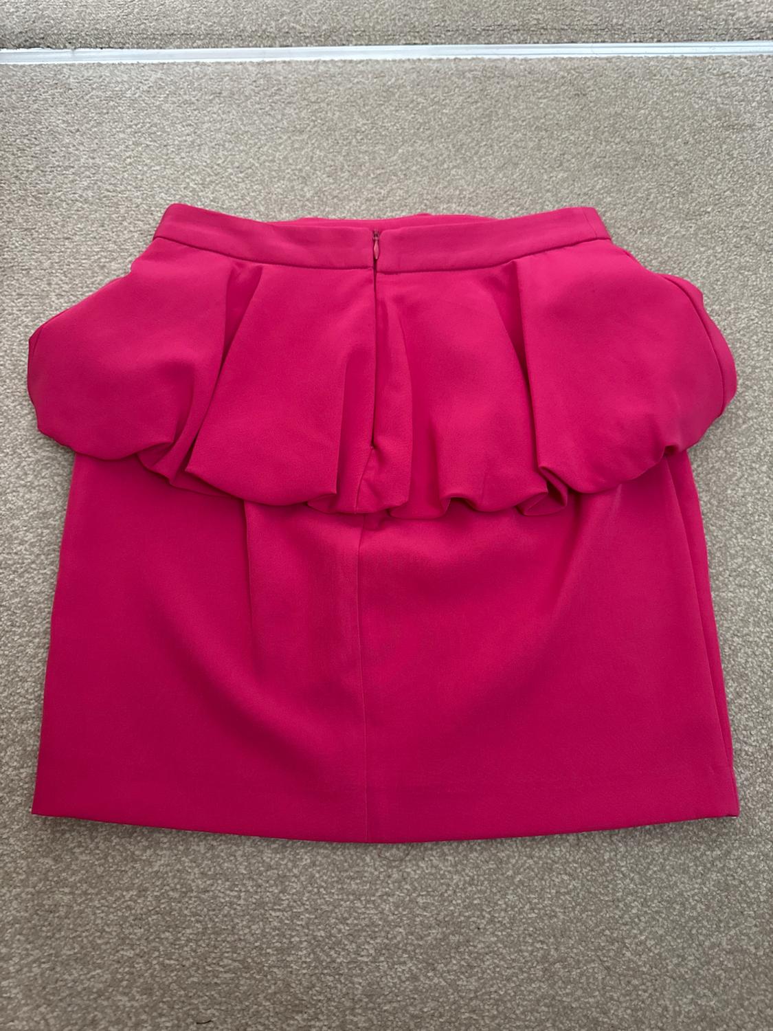 MINI SKIRT WITH FLOUNCED DETAIL - Image 3