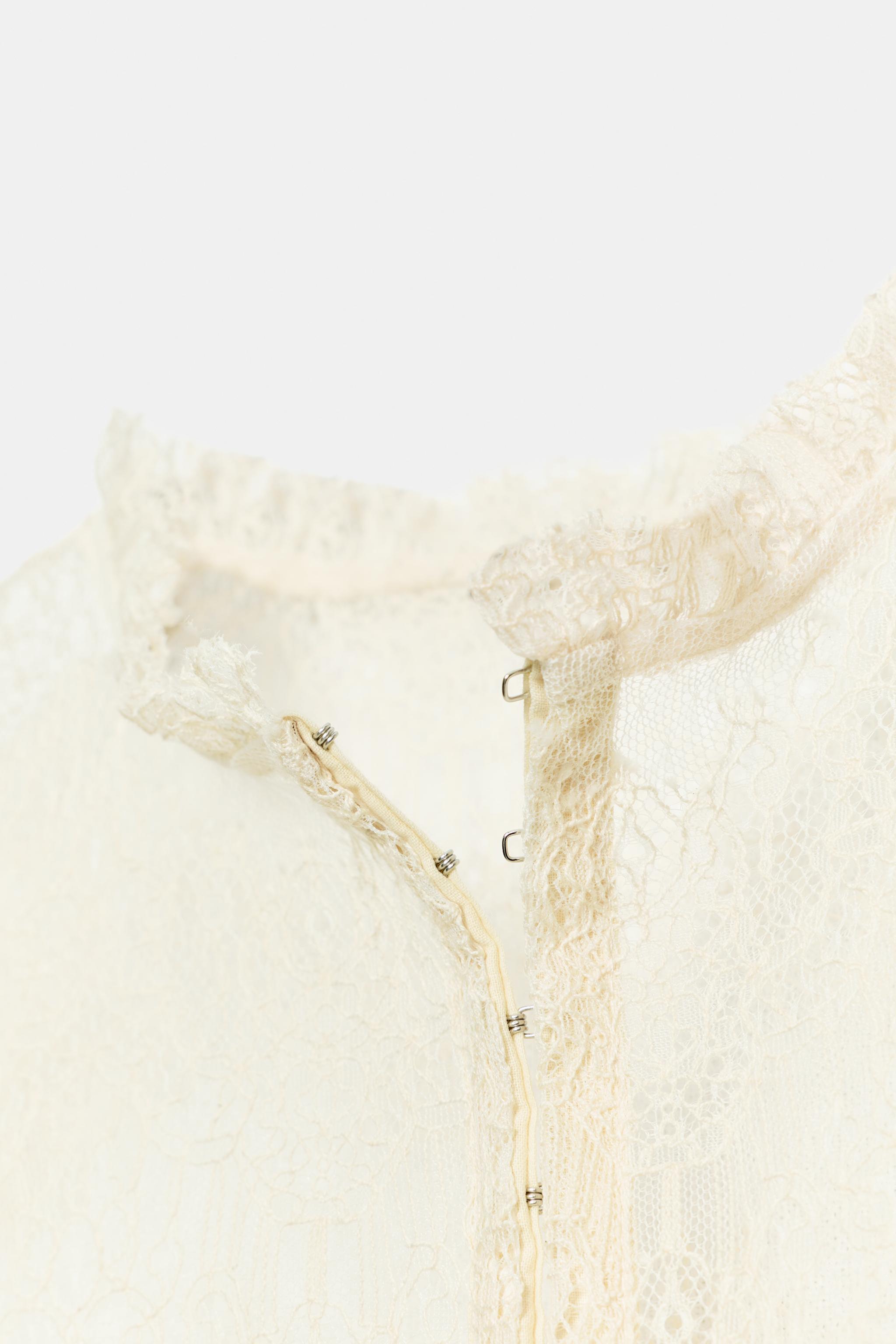 LACE CORSET JACKET TOP