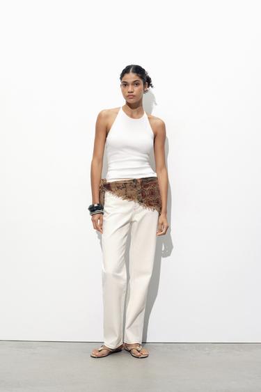 Zara STRAPPY BACK TOP - White - Image 0