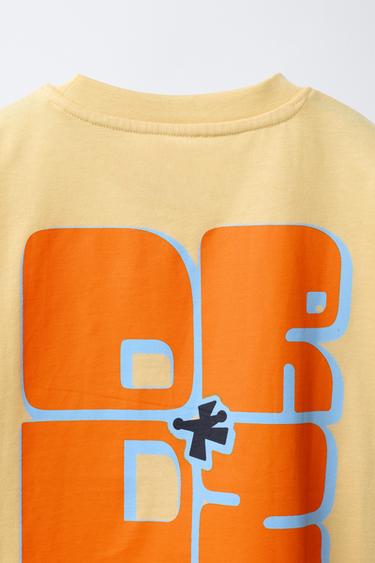 SLOGAN PRINT T-SHIRT - Yellow by Zara - Image 3