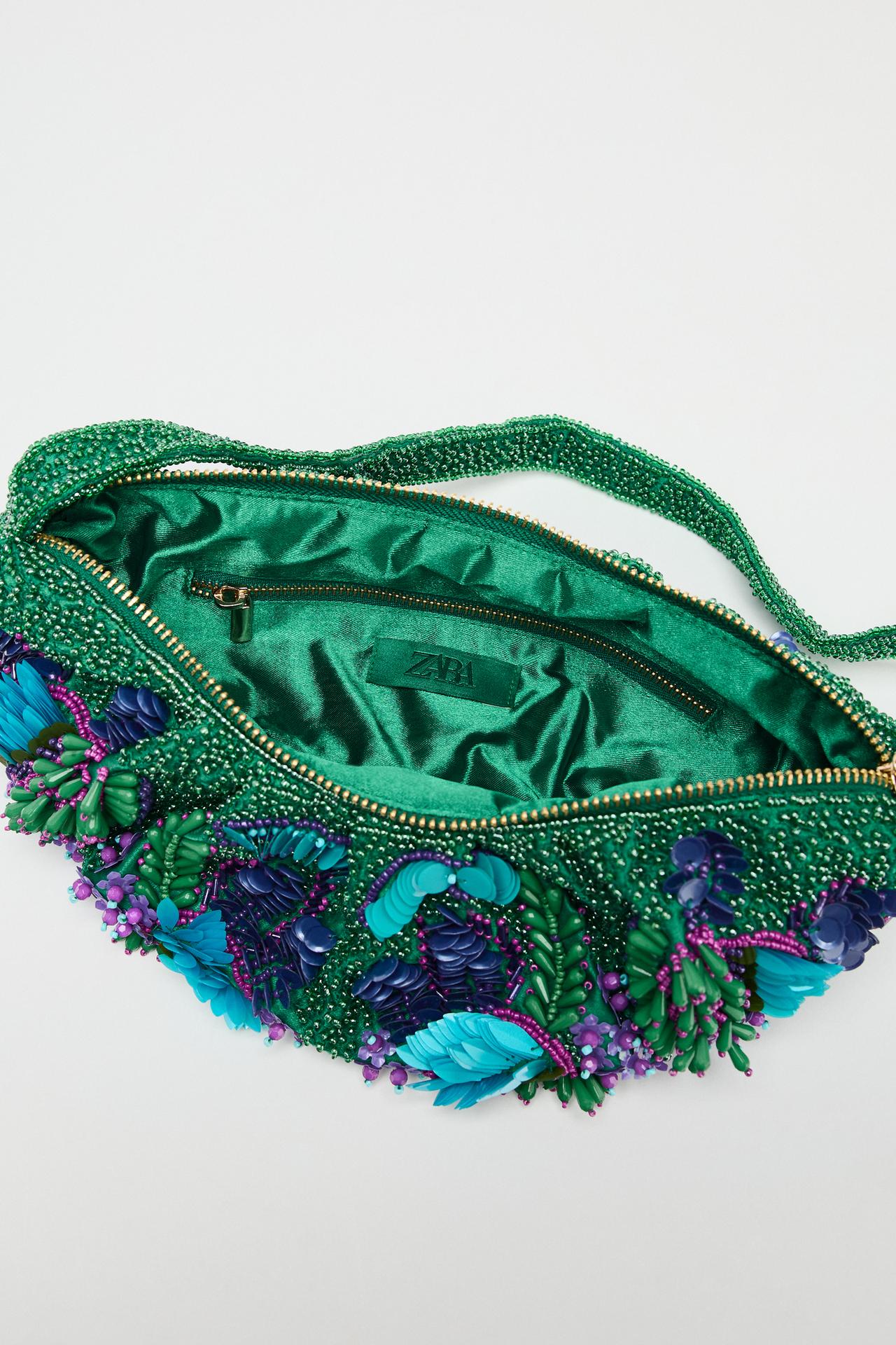 BEADED SHOULDER BAG