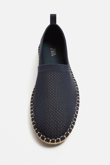ESPADRILLE EN TISSU MAILLE - Bleu de Zara - Image 2