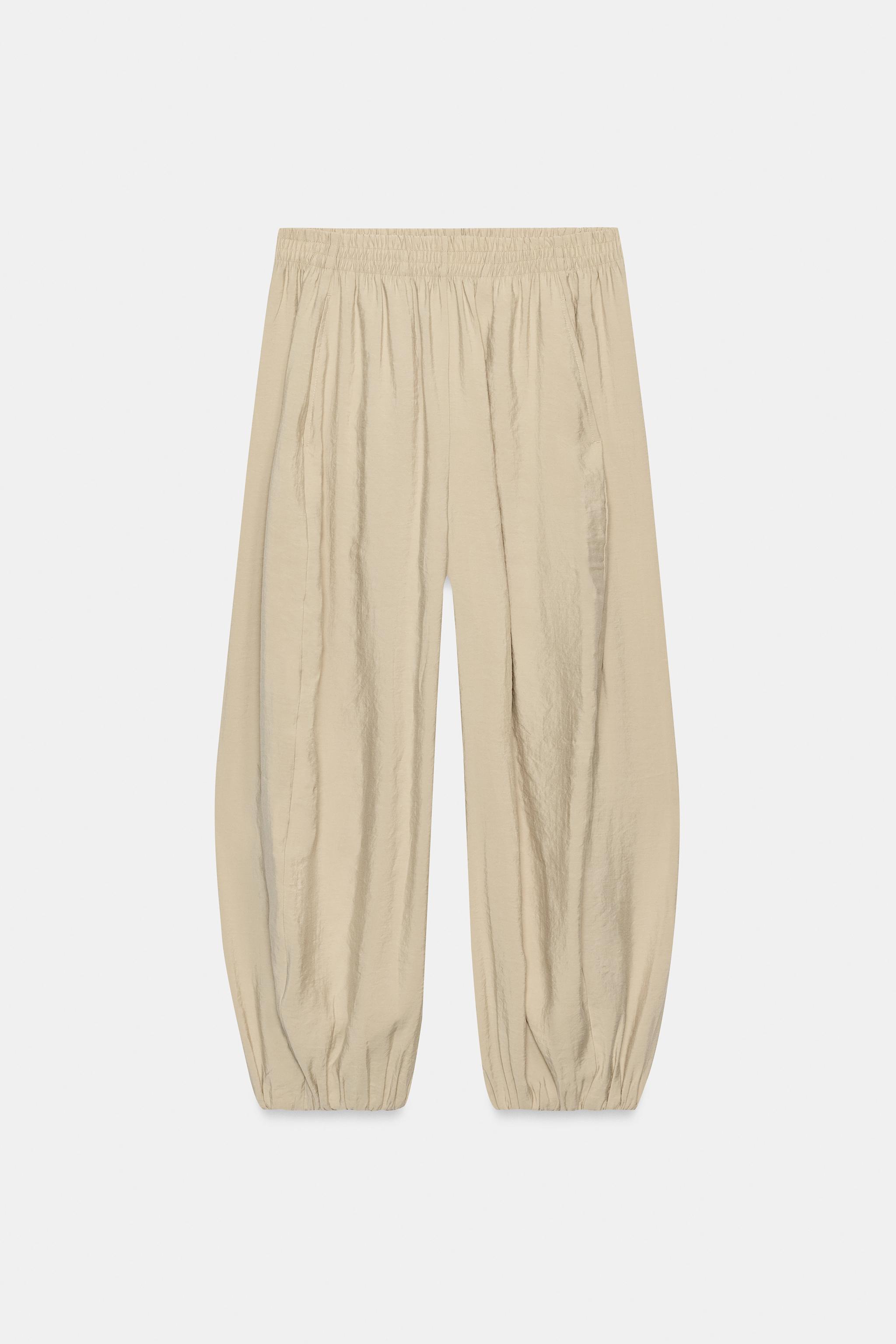 Zara Hacimli Şalvar Pantolon görsel 7