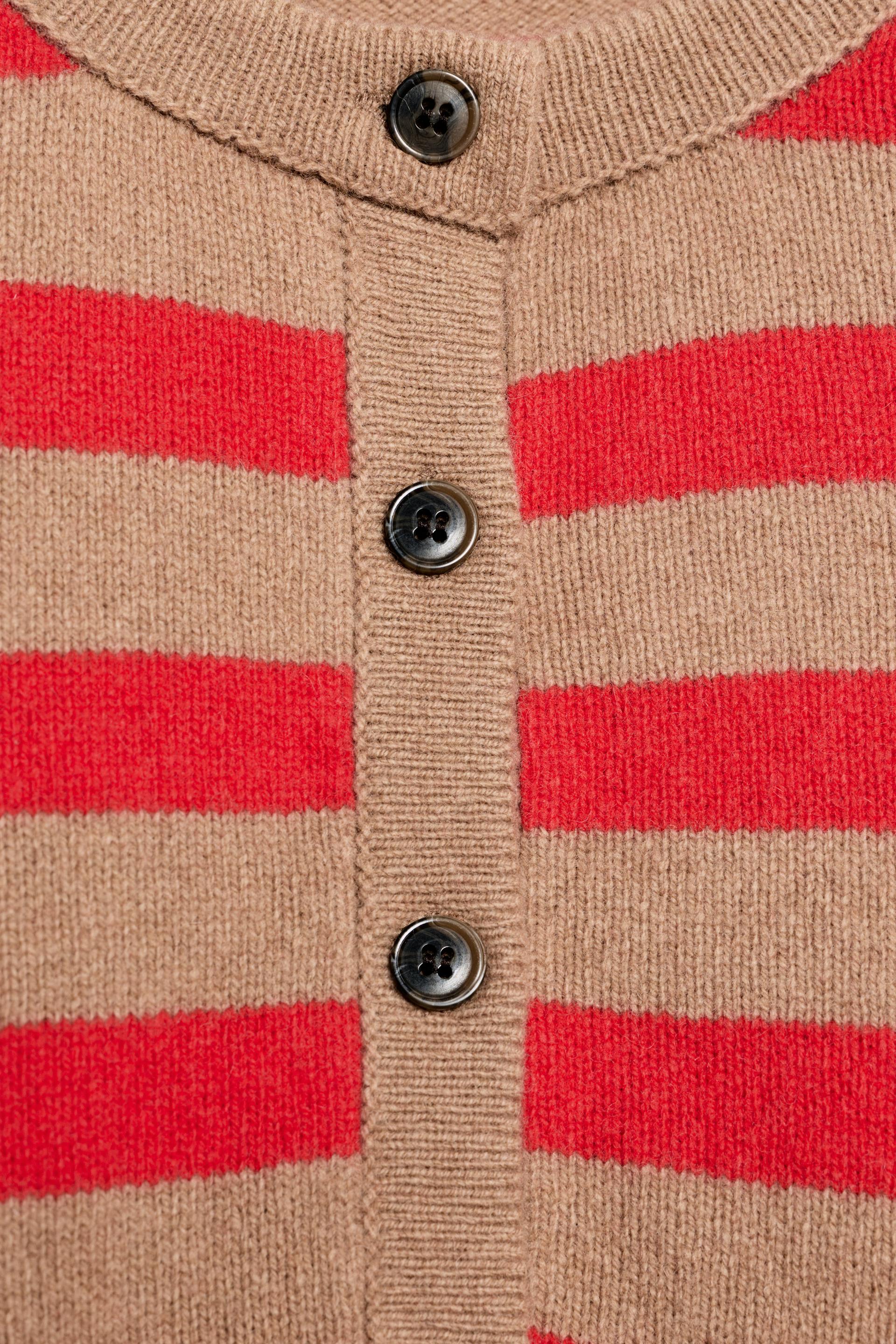STRIPED WOOL AND CASHMERE SWEATER thumbnail 10