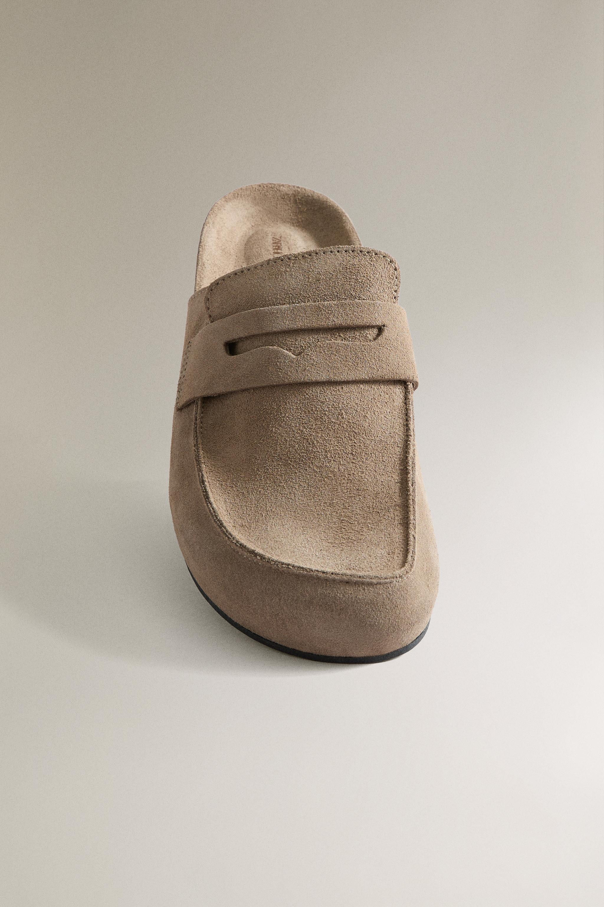 MULE CLOG SLIPPERS LEATHER EYE MASK