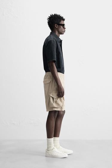 CHEMISE EN JEAN COTON - CHANVRE - Indigo de Zara - Image 1