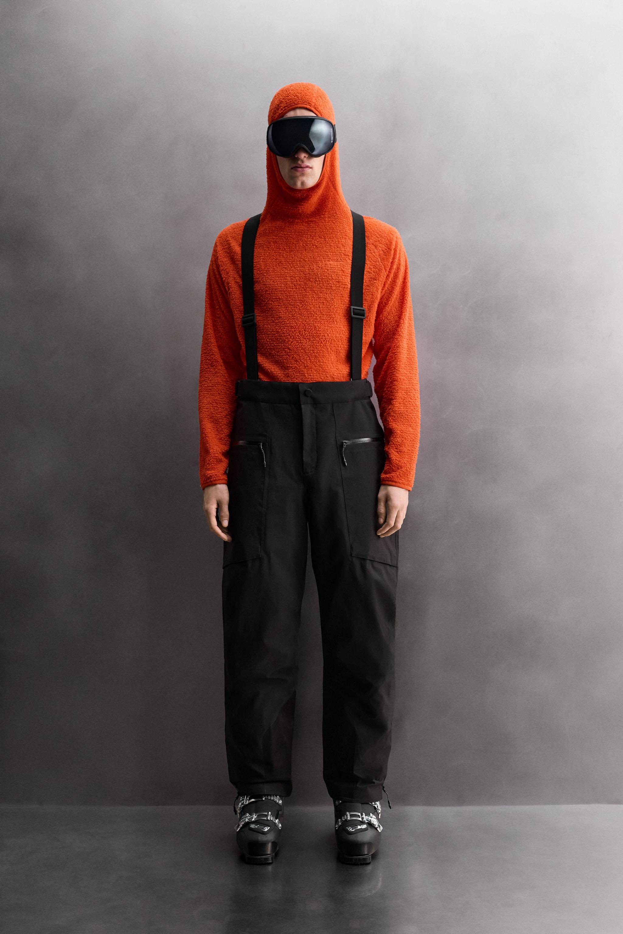 RECCO® WATERPROOF PADDED SHELL SKI TROUSERS - Black | ZARA South