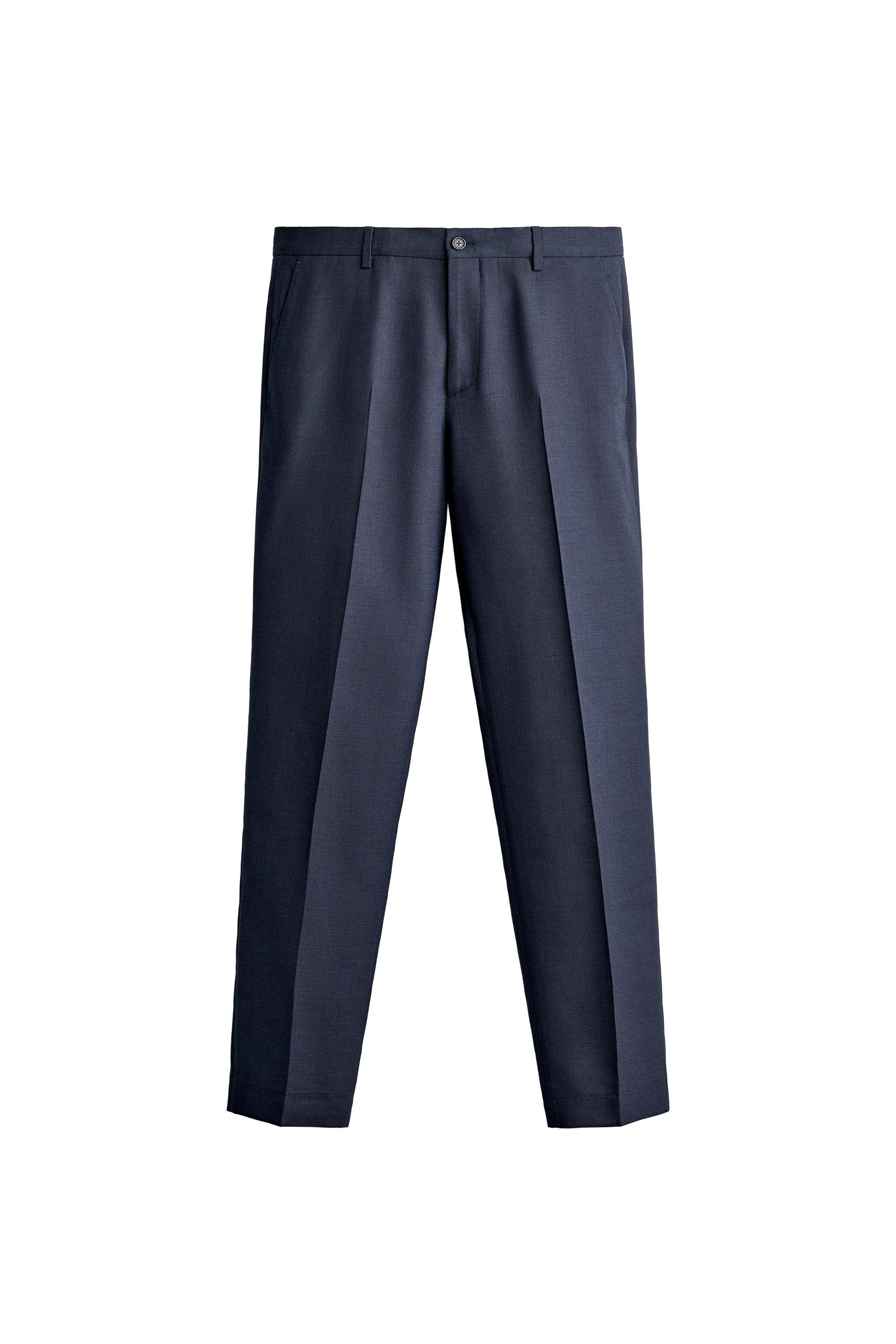 PANTALON DE COSTUME REGULAR FIT À CARREAUX