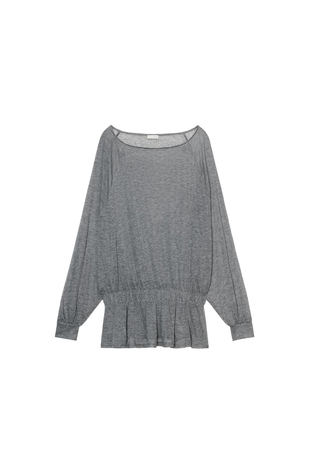 BATWING RUFFLE SLEEVE TOP - image 3