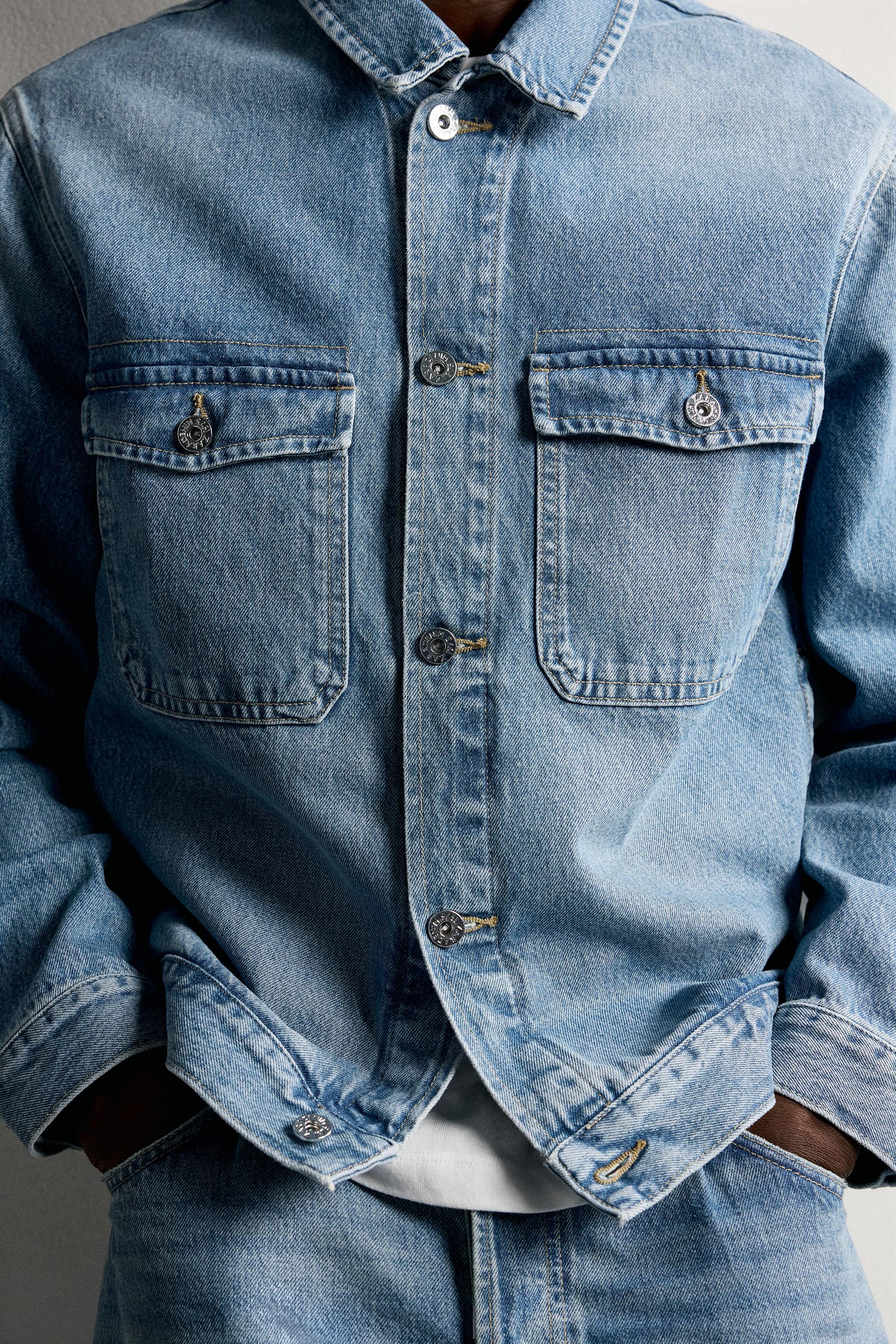 CROPPED FIT DENIM JACKET