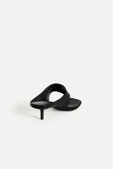 LEATHER HIGH-HEEL SANDALS 50TH ANNIVERSARY - Black by Zara - Image 5