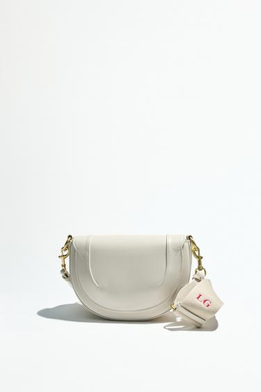 OVALE SCHULTERTASCHE - Gebrochenes Weiß von Zara