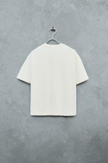 STORIESZ - HEAVYWEIGHT PLAIN T-SHIRT - Ecru by Zara - Image 1