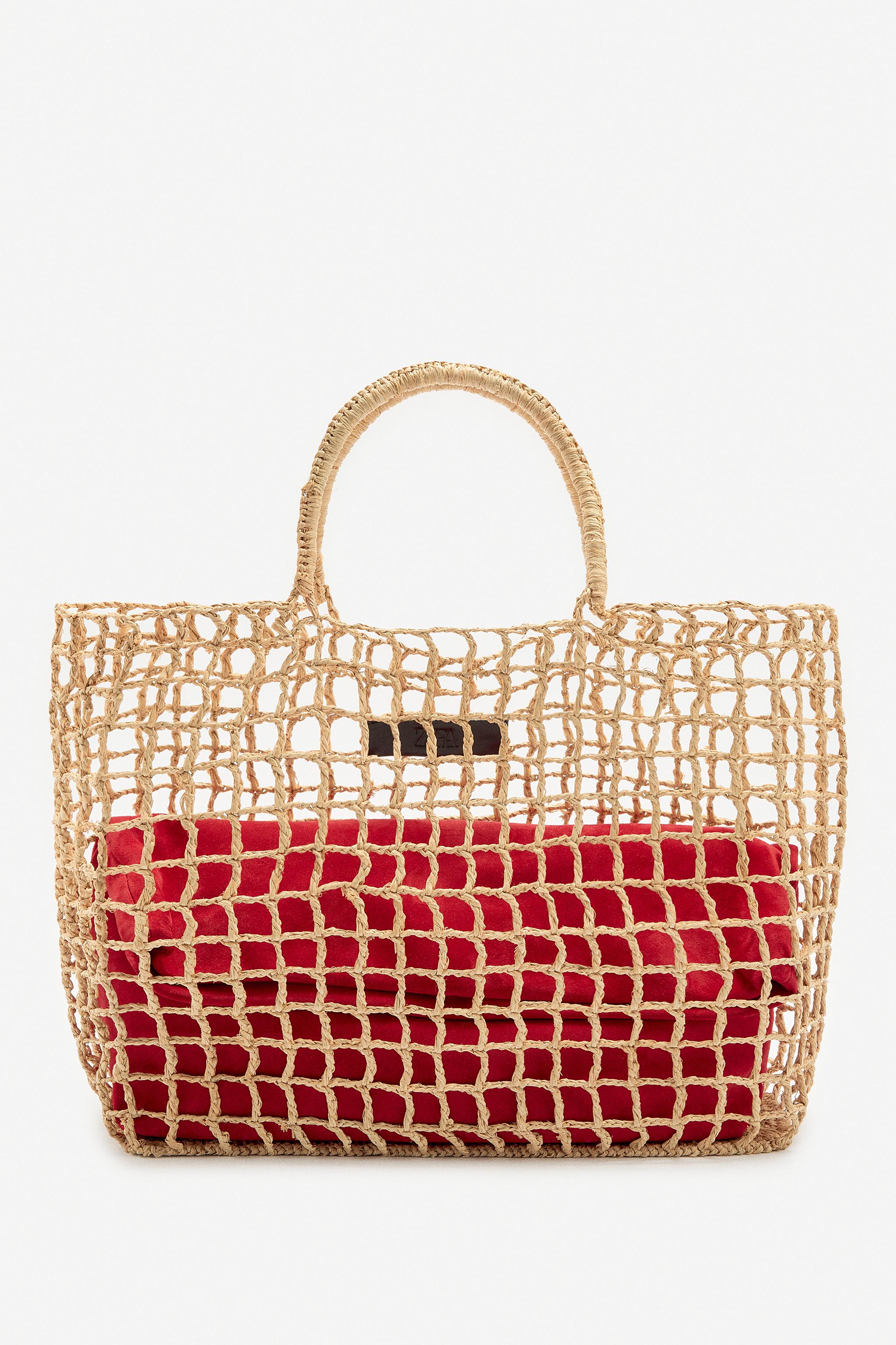 【ZARA】MAXI SHOPPER RAYAS PIEL LIMITED EDITION 6023/610/618 MAXI SHOPPER RAYAS PIEL LIMITED EDITION - Naranja | ZARA Chile