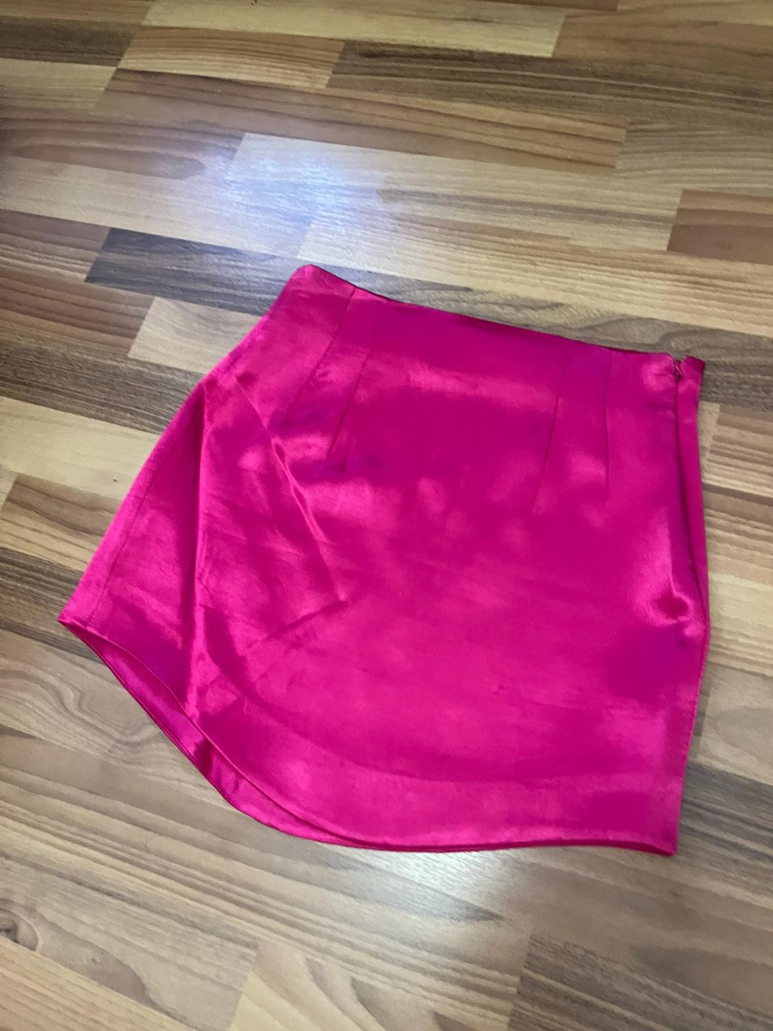 SATIN-FINISH MINI SKIRT - Image 2