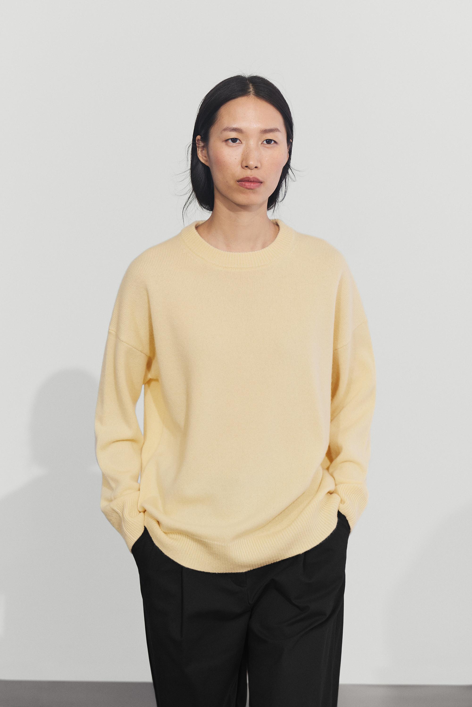 Pull oversize en maille 100 % cachemire