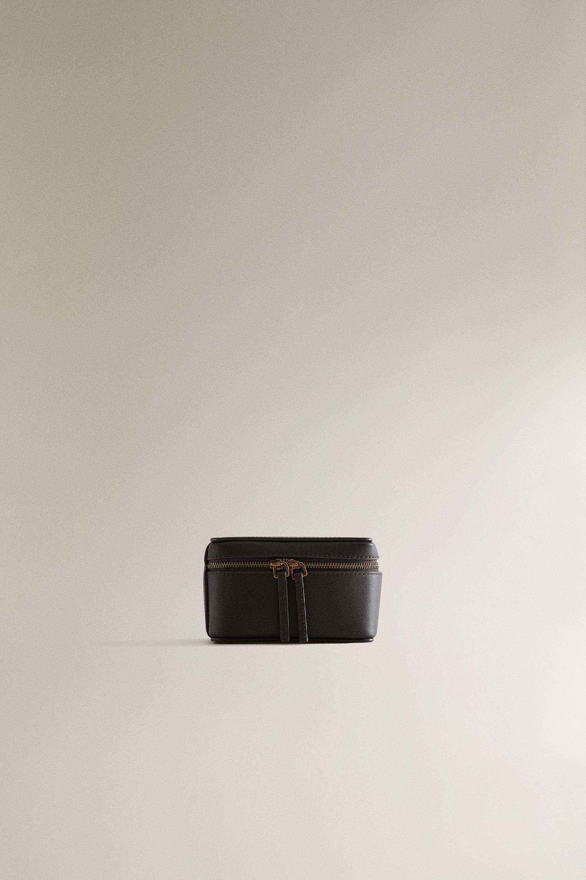 LEATHER TRAVEL JEWELLERY BOX - Chocolate Brown | ZARA United States