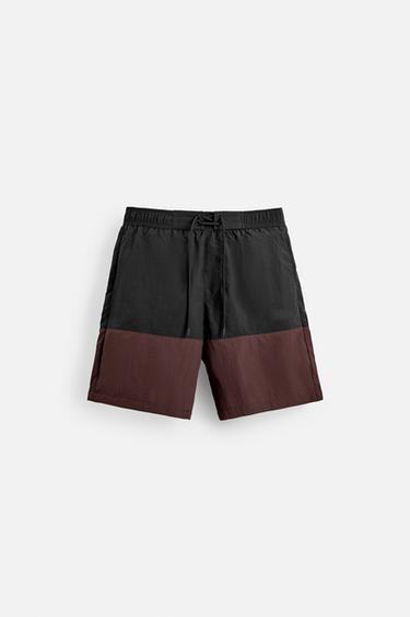 MAILLOT DE BAIN LONG COLOR BLOCK - divers de Zara