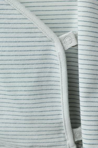 STRIPED SAORUEL BODYSUIT AND TROUSERS SET - Greenish by Zara - Image 3