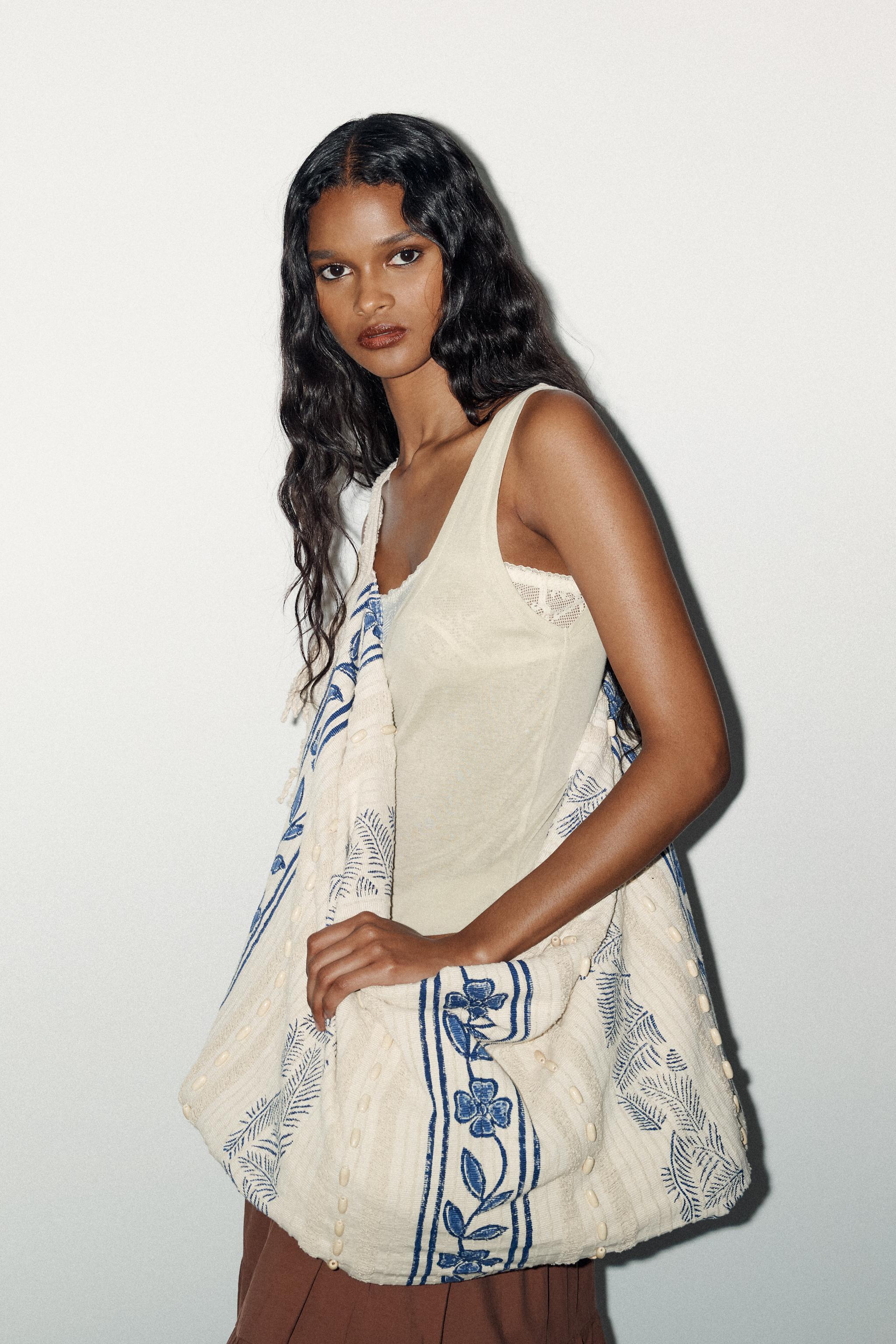 ZARA プリント柄ショッパーバッグ 6000/610 PRINTED SHOPPER BAG - Multi-color | ZARA United States