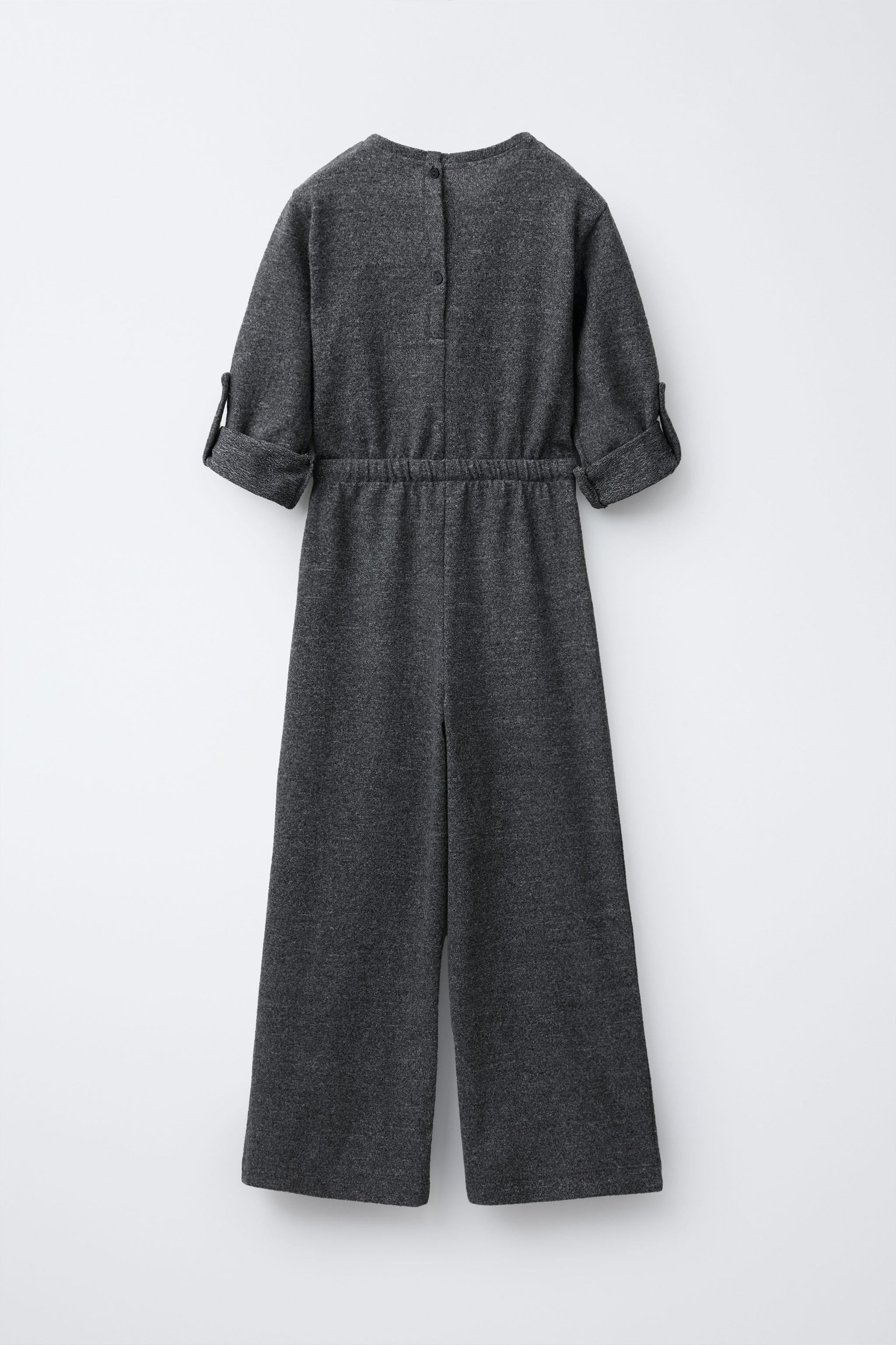 WARM LONG JUMPSUIT - Mid-gray | ZARA United States