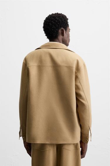 OVERSIZE FIT JACKET - camel by Zara - Image 2