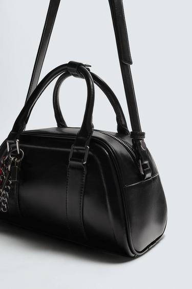 SAC À MAIN CHARMS - Noir de Zara - Image 4