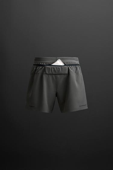 SHORTS DA ALLENAMENTO ZÜRICH LAB - Grigio antracite di Zara