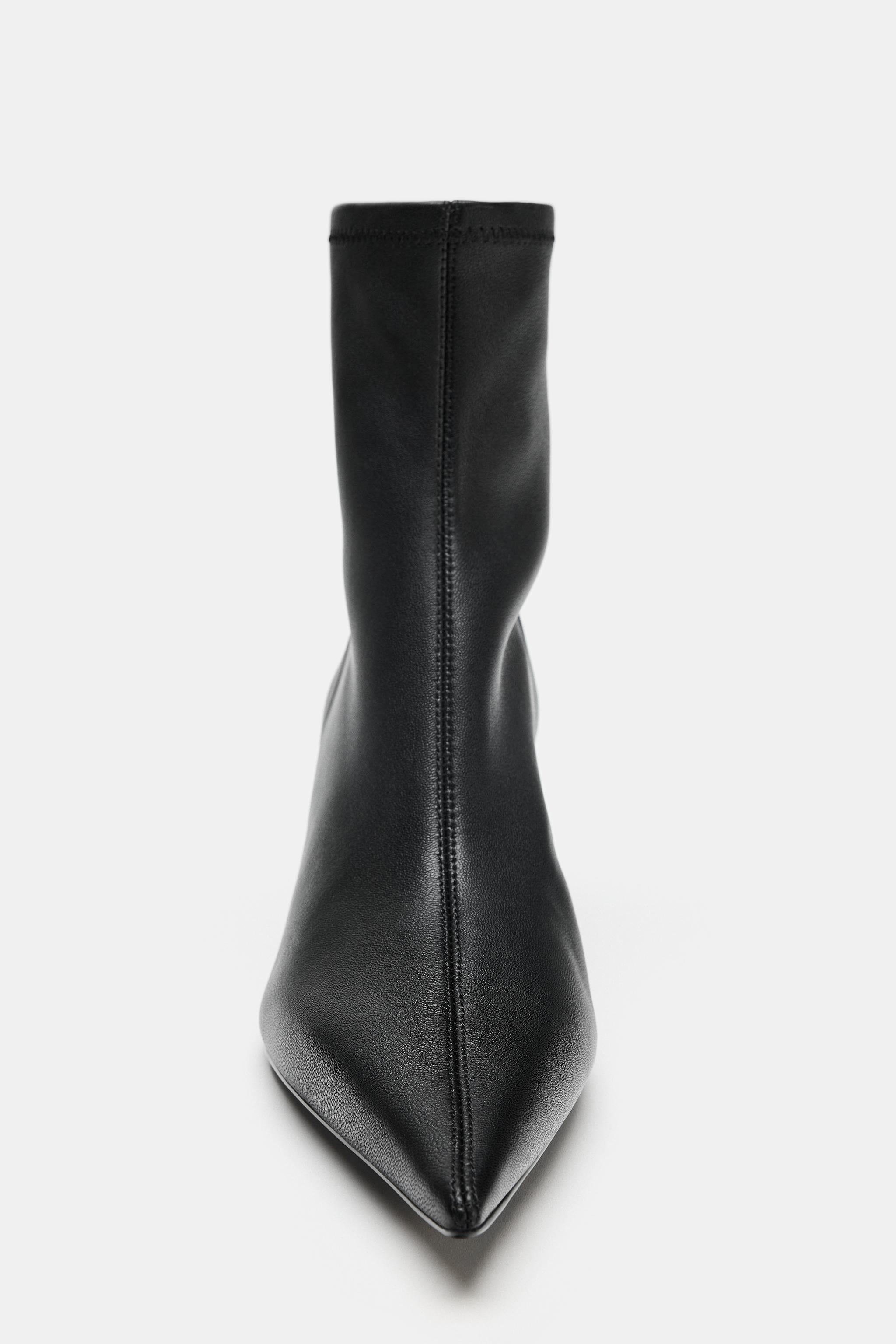 LIMITED EDITION LEATHER HEELED ANKLE BOOTS