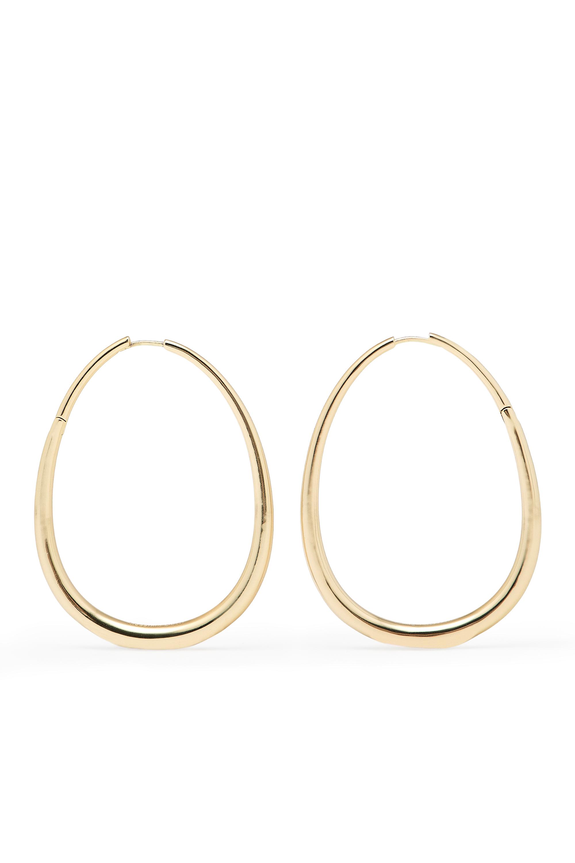 XL hoop earrings - Golden | ZARA United States