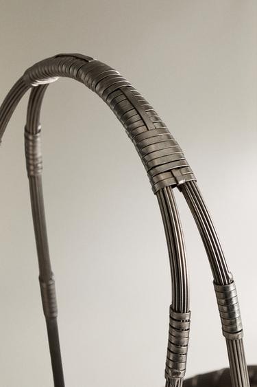 WOVEN METAL BASKET HIGH I COLIN KING - P by Zara - Image 3