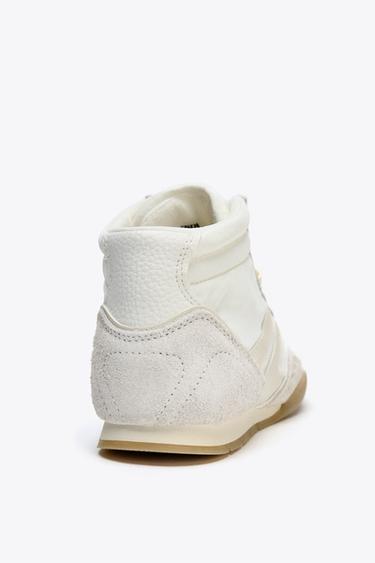 BASKETS MONTANTES - Blanc de Zara - Image 4