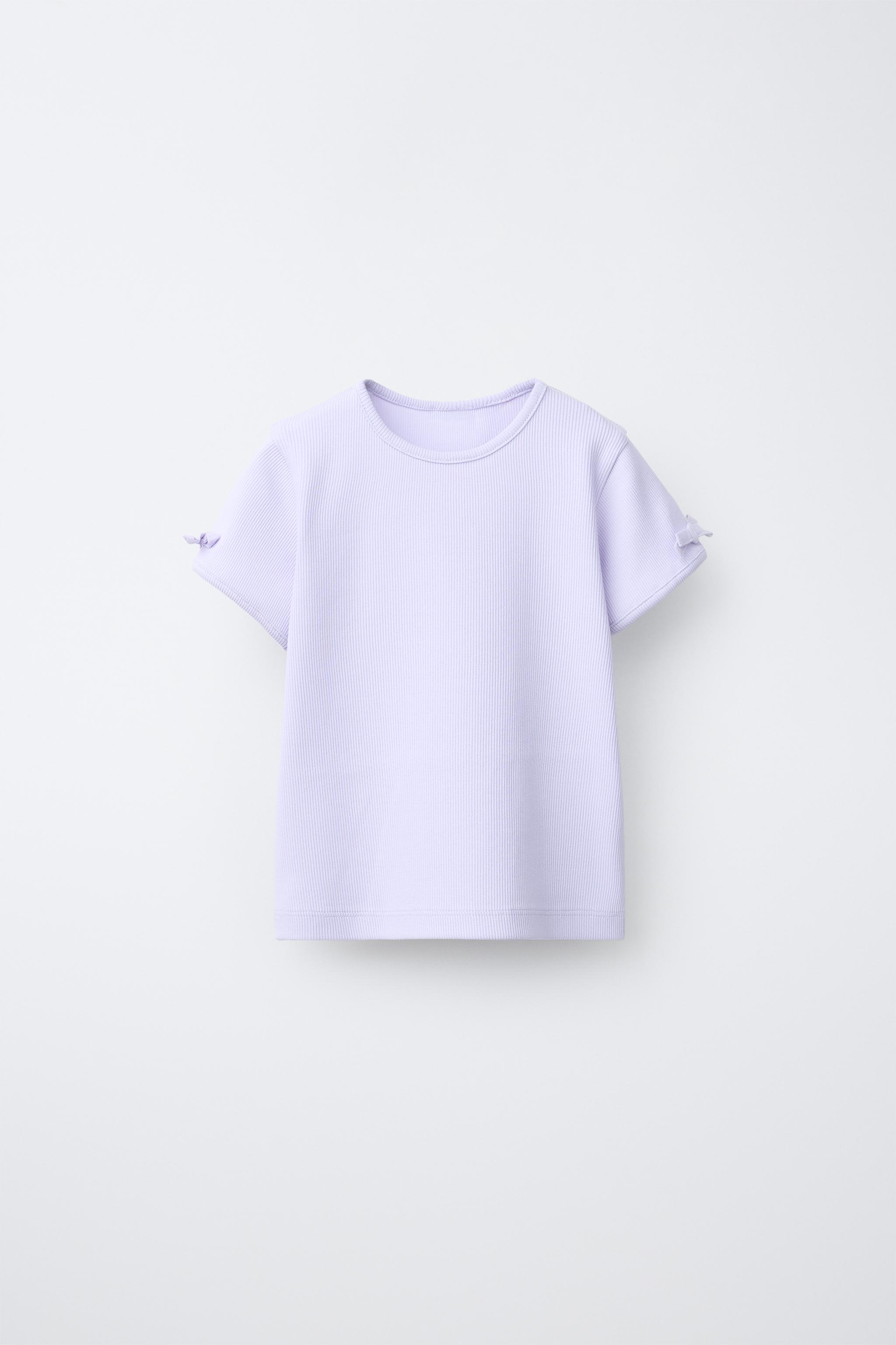 RIBBED STRIPED TIE T-SHIRT