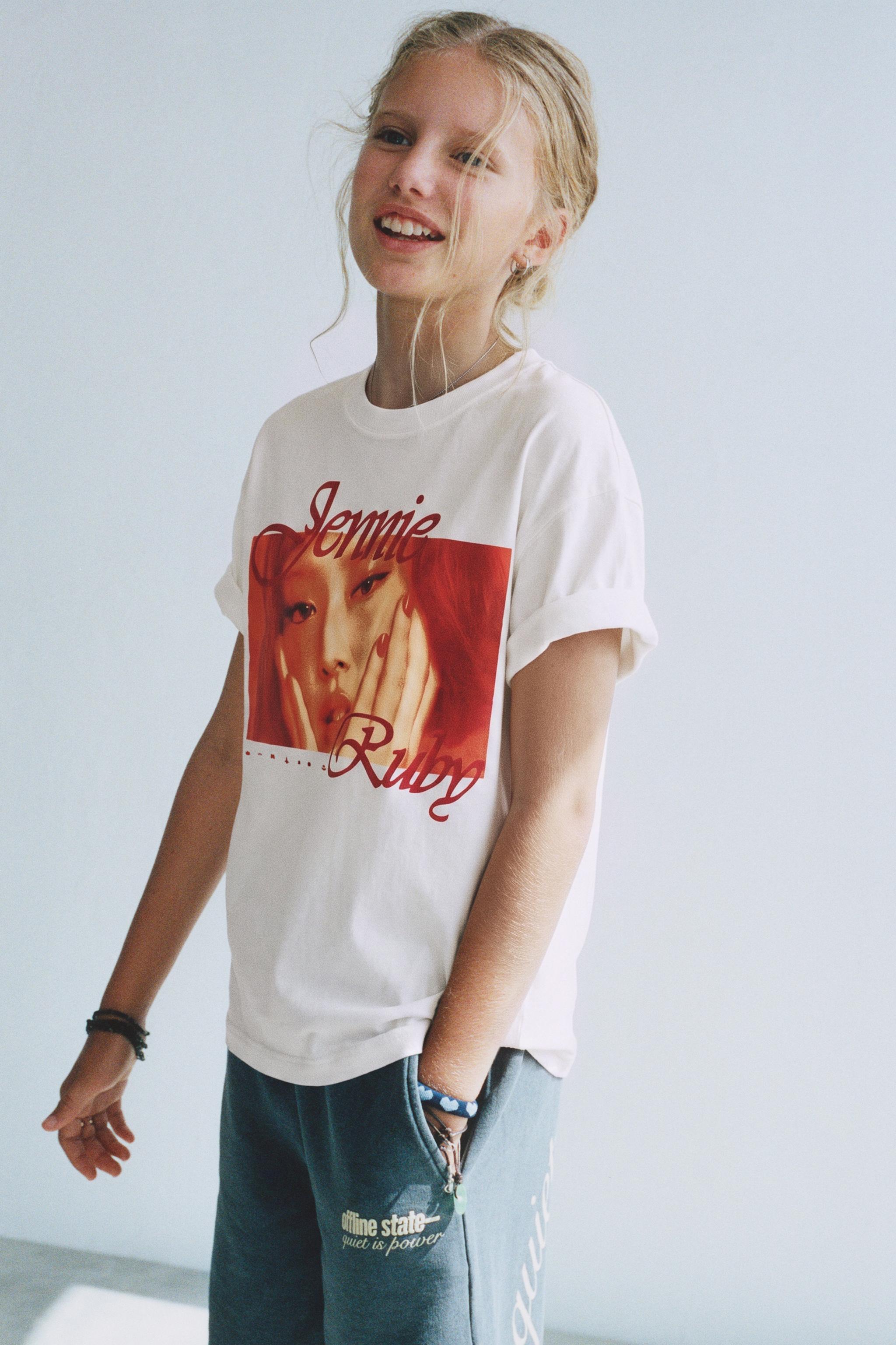 JENNIE RUBY® T-SHIRT - White | ZARA United States