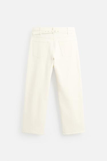 JEAN RELAXED FIT AJUSTABLE - Blanc cassé de Zara - Image 7