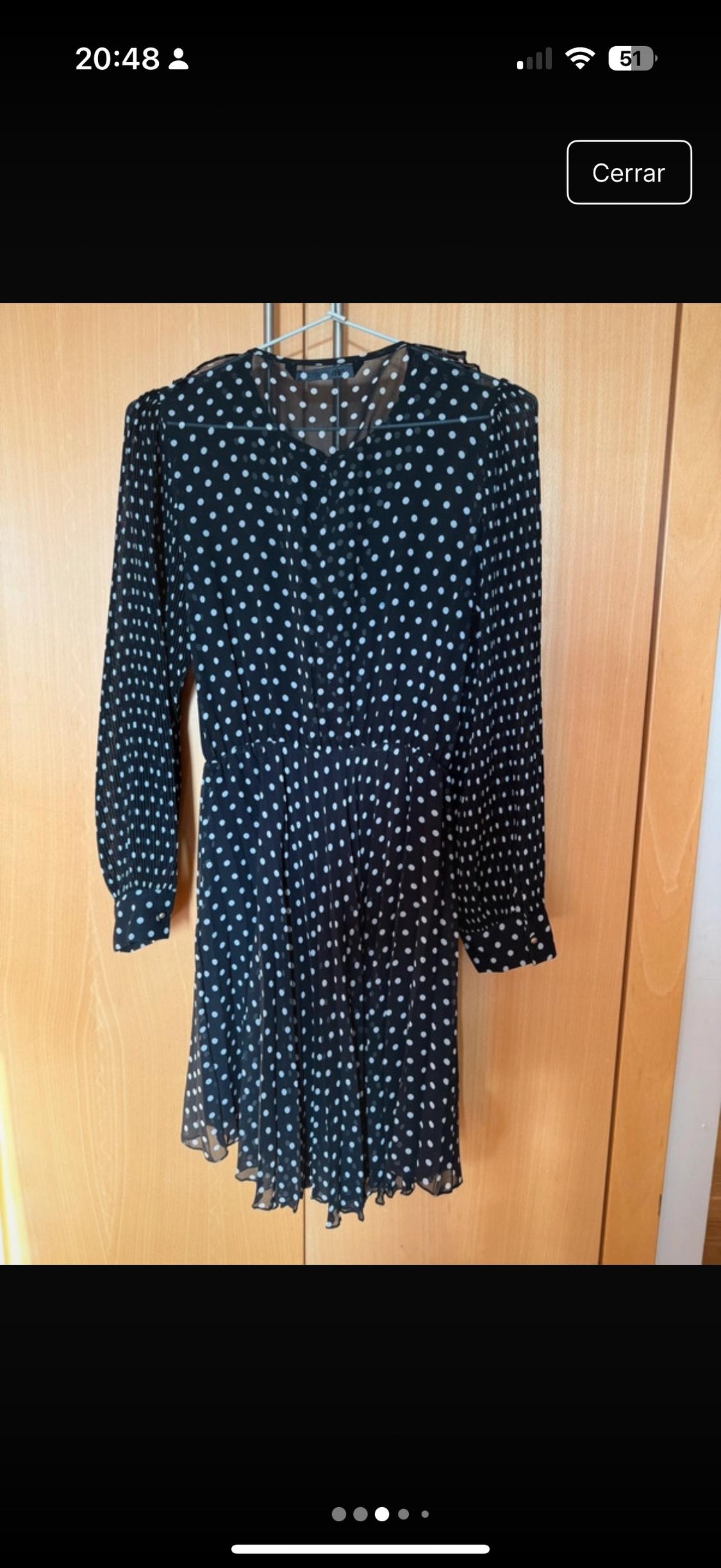 PRINTED DRESS WITH PLEATED SKIRT - Image 2