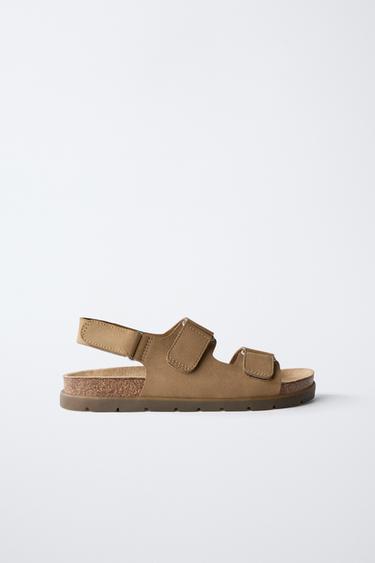 STRAPPY SANDALS - Brown by Zara