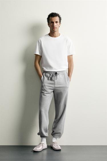 PANTALÓN CHÁNDAL BÁSICO - Gris vigoré de Zara