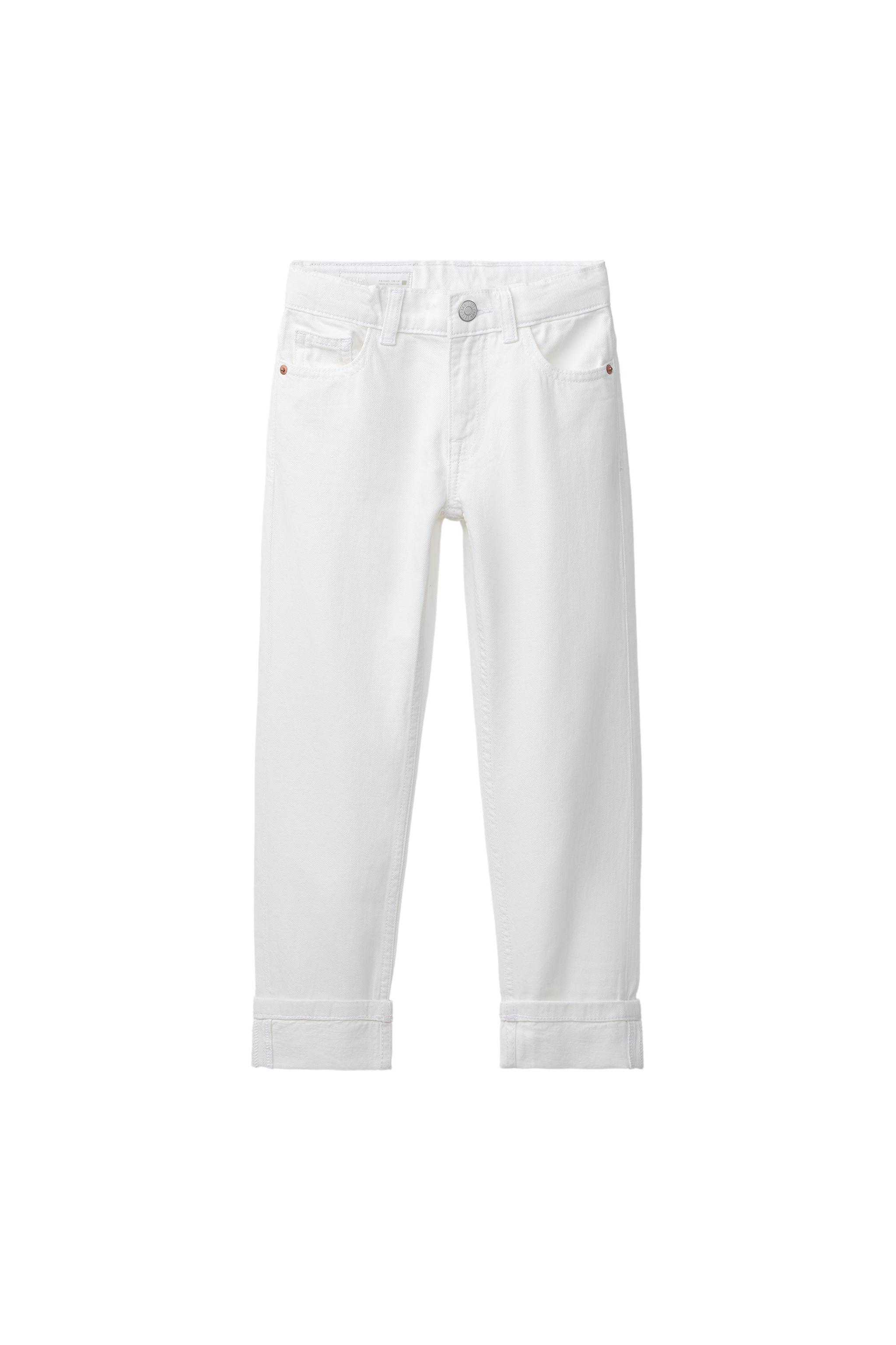 STRAIGHT LEG JEANS — White