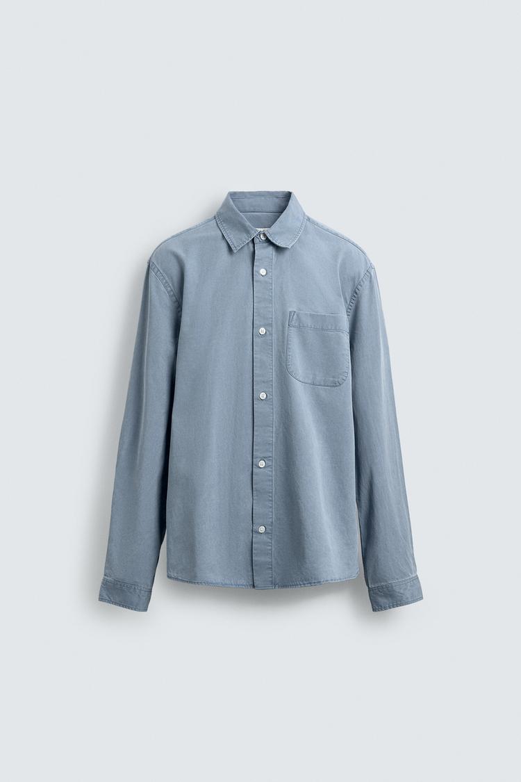 ZARA FLOWING WASHED SHIRT