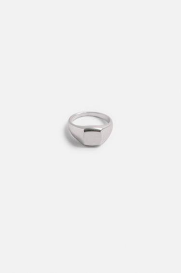 SIGNET RING - Silver by Zara - Image 4