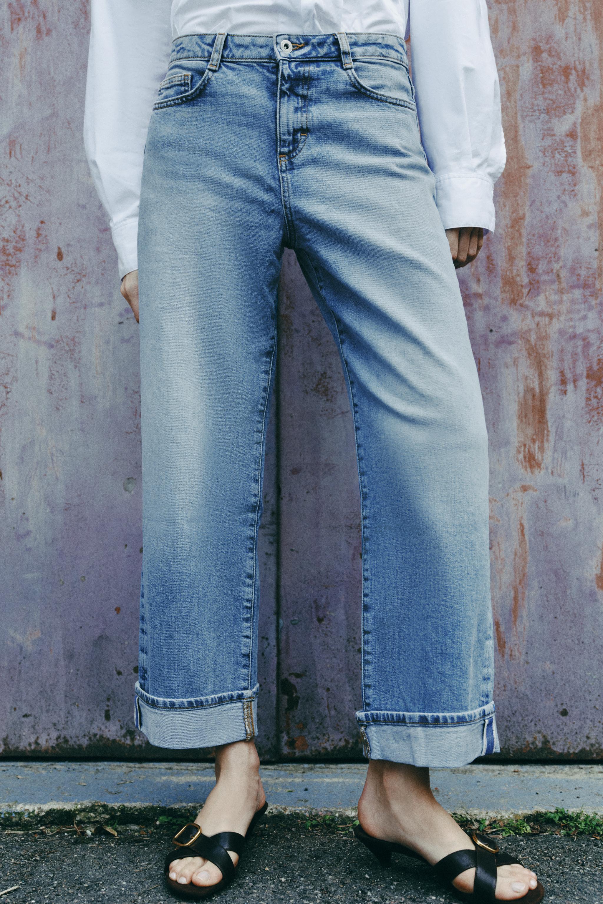 Z.07 RELAXED FIT ORTA BEL PAÇASI KATLAMALI JEAN