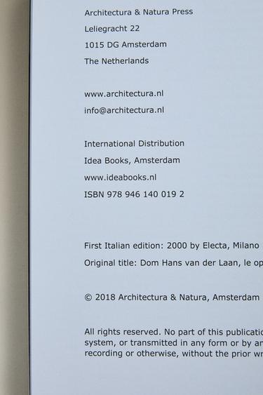 LIVRE DOM HANS VAN DER LAAN WORKS AND WORDS - Marron de Zara - Image 3