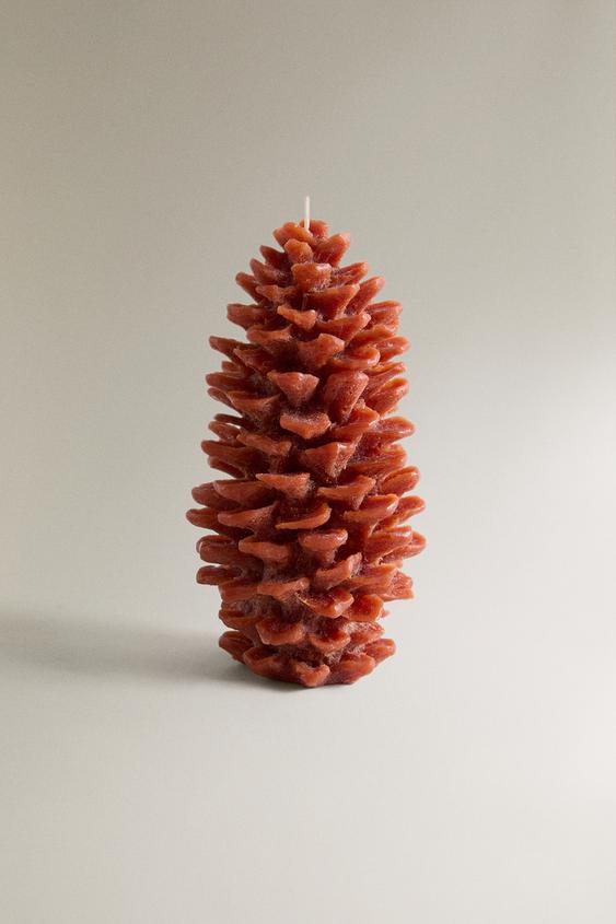 Zara LARGE PINE CONE PUMPKIN SPICE SCENTED CANDLE - Pumpkin - Image 0