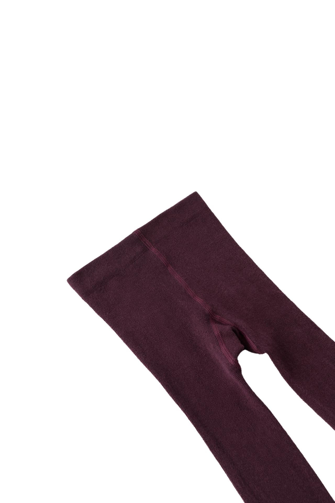 TWO-PACK SOLID TIGHTS — Dark pink