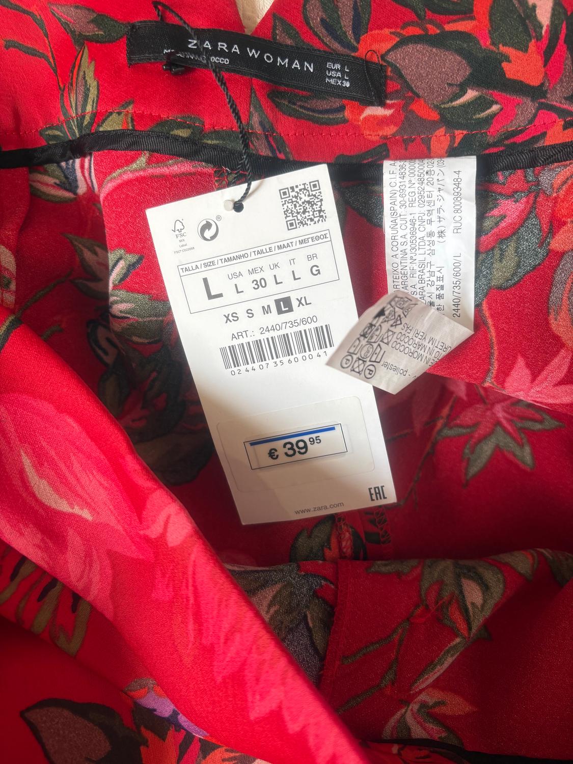 FLORAL PRINT PENCIL SKIRT - Image 3
