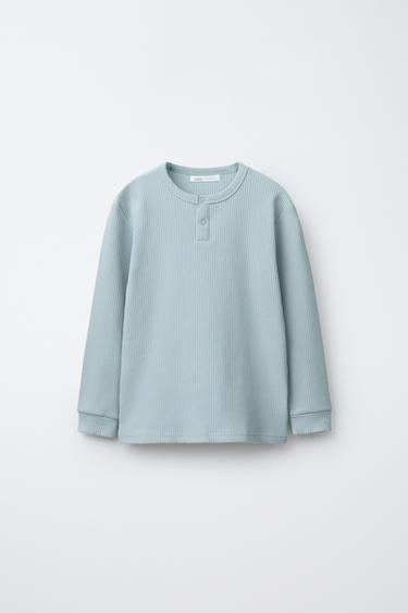 6-14 ANS/ PYJAMA CANNELÉ UNI - Vert de Zara - Image 1