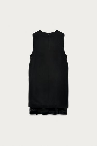ROBE COURTE FANTAISIE MARISA BERENSON X ZARA - Noir de Zara - Image 2