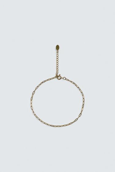 METAL CHAIN LINK BRACELET - Gold by Zara